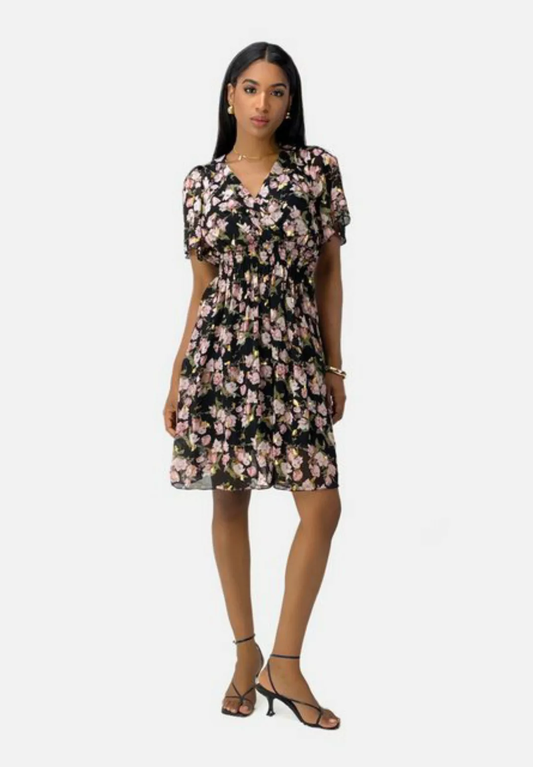 Elara Sommerkleid Elara Damen Sommerblumenkleid (1-tlg) günstig online kaufen