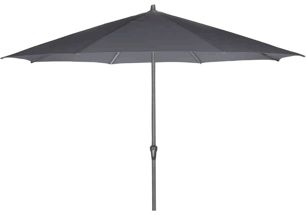 Siena Garden Marktschirm Avio Ø 350 cm Anthrazit mit Kurbelmechanik günstig online kaufen