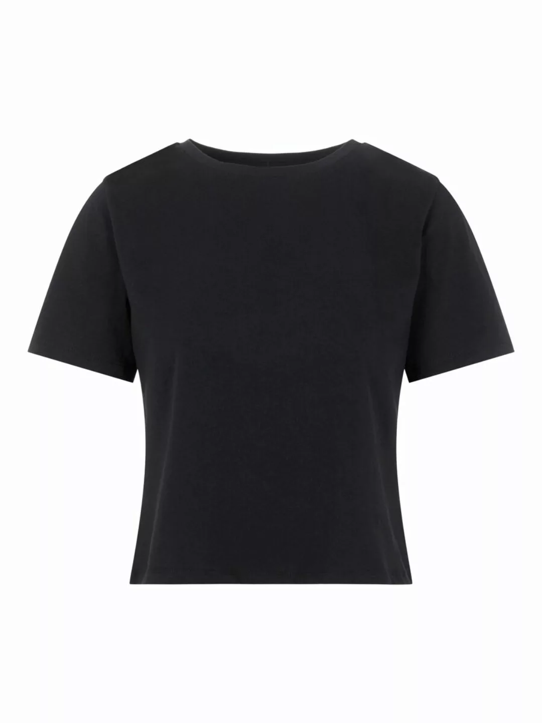 Pieces Rina Crop Kurzärmeliges T-shirt M Black günstig online kaufen