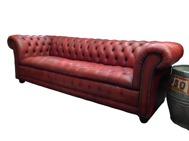 Xlmoebel Sofa Chesterfield Leder-Couch mit Polsterung, Designer-Sofa-Garnit günstig online kaufen