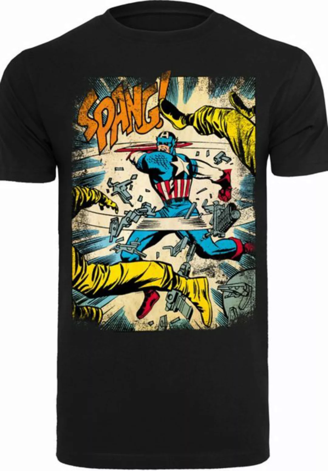 F4NT4STIC T-Shirt Marvel Captain America Spang Print günstig online kaufen