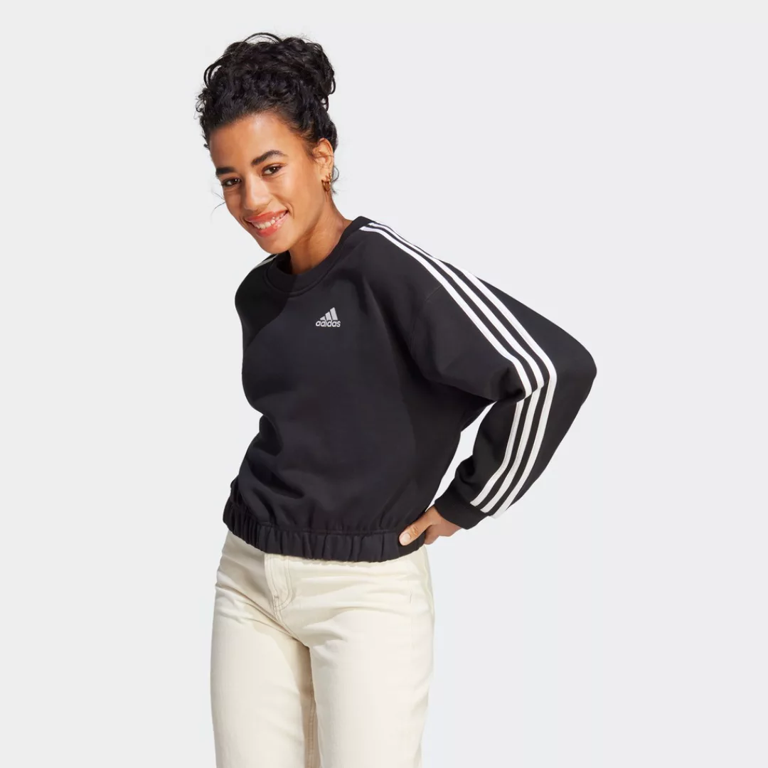 adidas Sportswear Sweatshirt "ESSENTIALS 3-STREIFEN CROP" günstig online kaufen