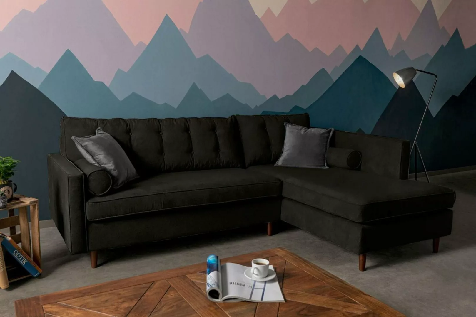 Stylefy Ecksofa Nelvan, L-Form, Eckcouch, Design günstig online kaufen