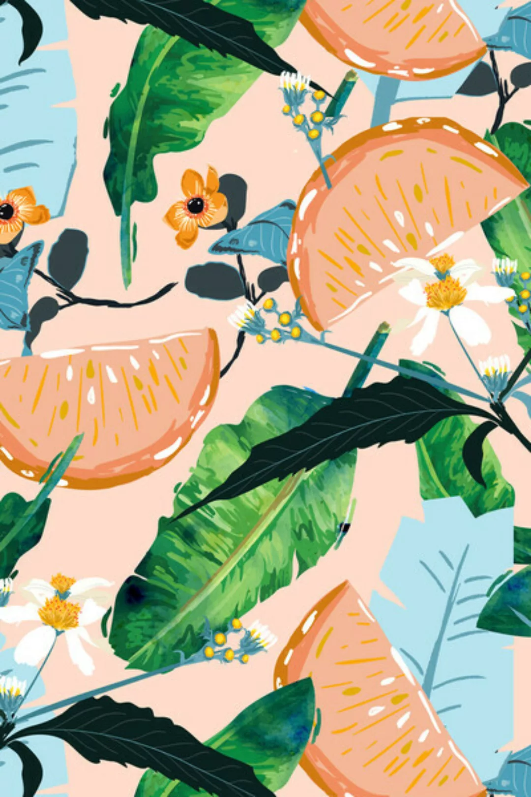 Poster / Leinwandbild - Summer Botanicals günstig online kaufen