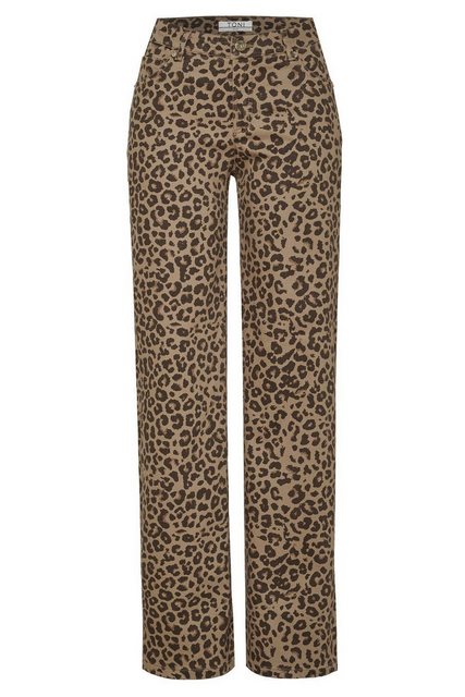 TONI Straight-Jeans Ella mit Leo-Print günstig online kaufen