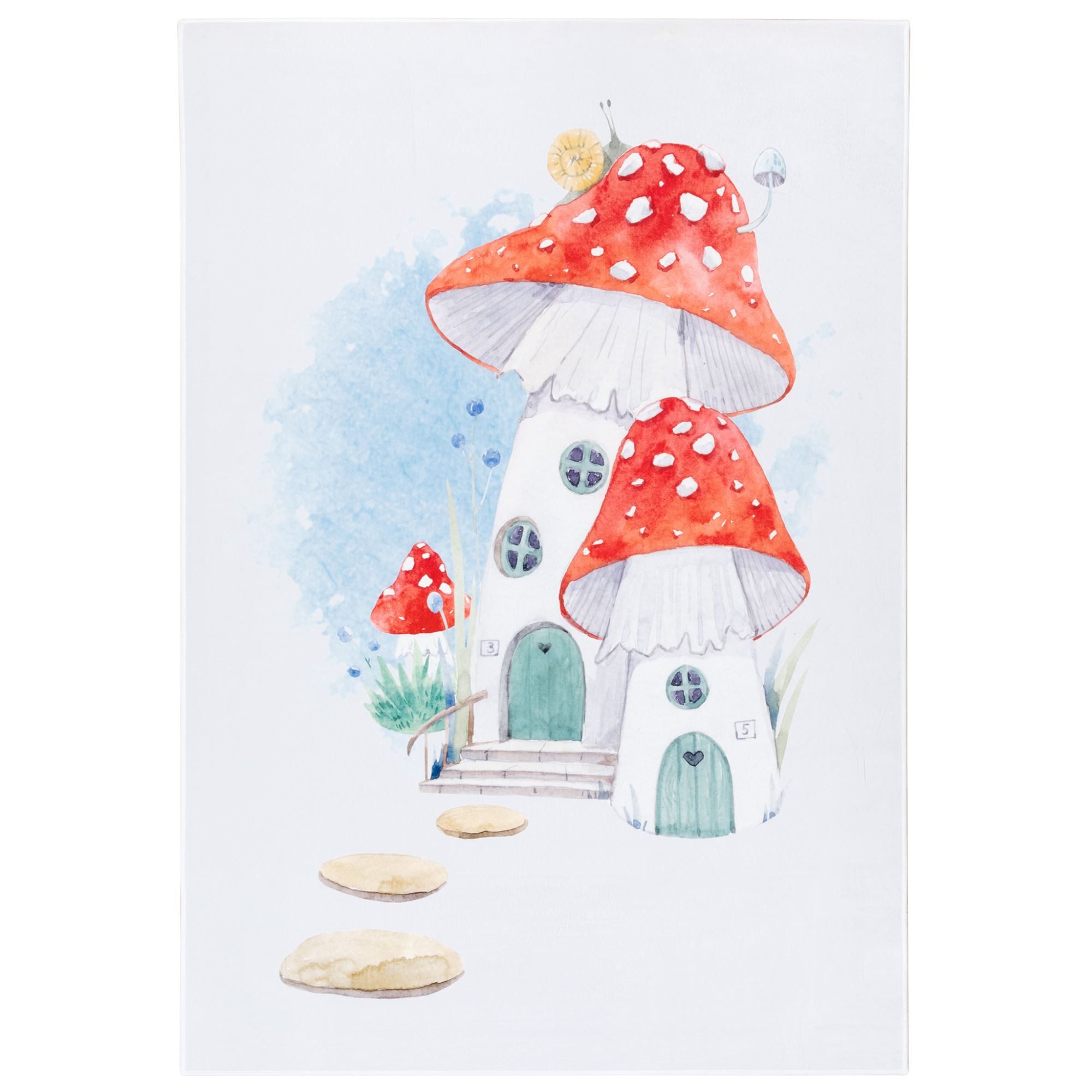 Steffensmeier Kinderteppich Sweet Dreams Pilzhaus, Rechteckig, günstig online kaufen