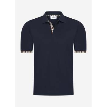 Aquascutum  T-Shirts & Poloshirts Active supima club check sleeves polo - n günstig online kaufen