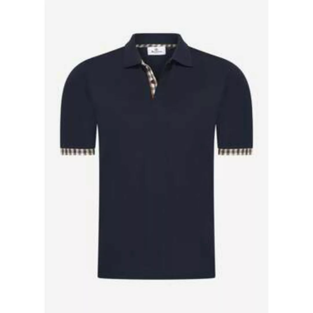 Aquascutum  T-Shirts & Poloshirts Active supima club check sleeves polo - n günstig online kaufen