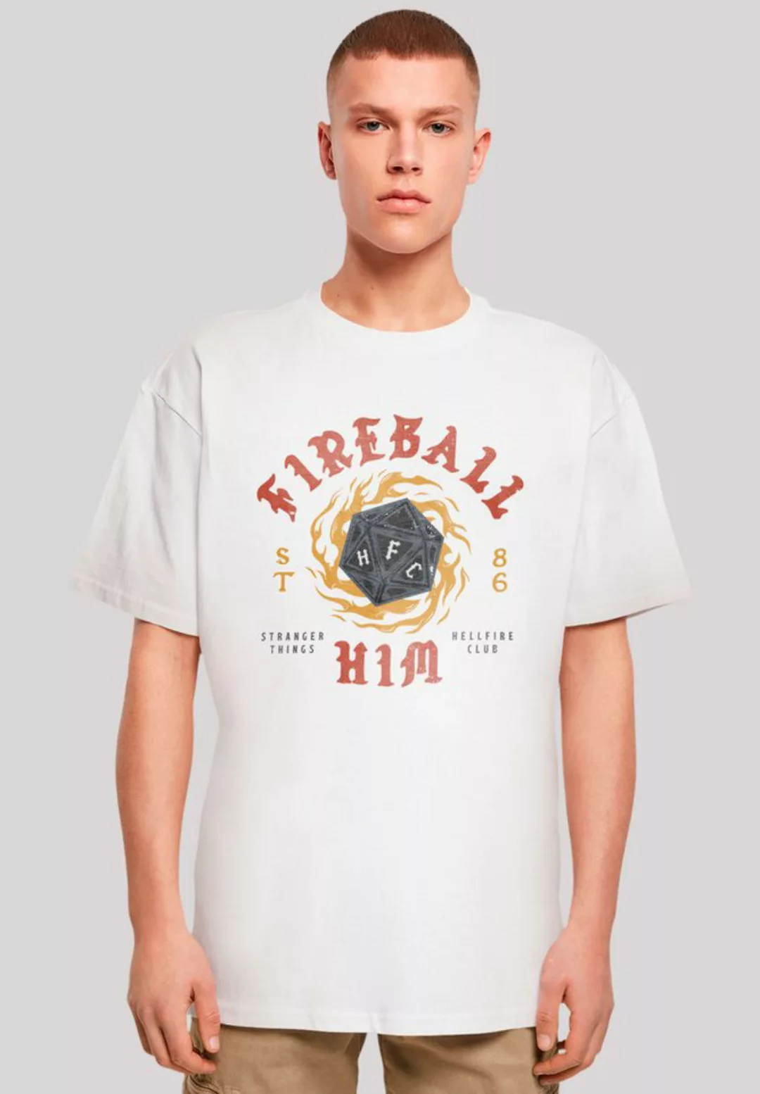 F4NT4STIC T-Shirt "Stranger Things Fireball Dice 86", Premium Qualität günstig online kaufen