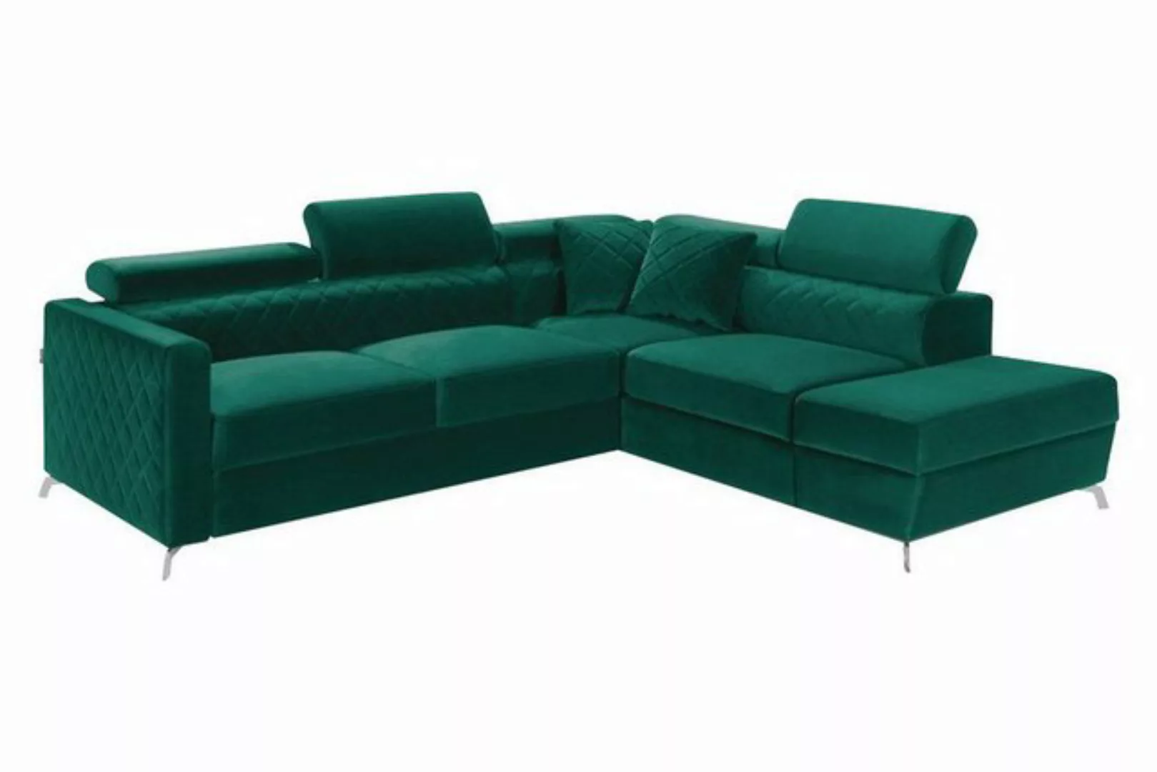 Xlmoebel Ecksofa L-Form Ecksofa Couch Stil Polsterung Textil Schlaffunktion günstig online kaufen