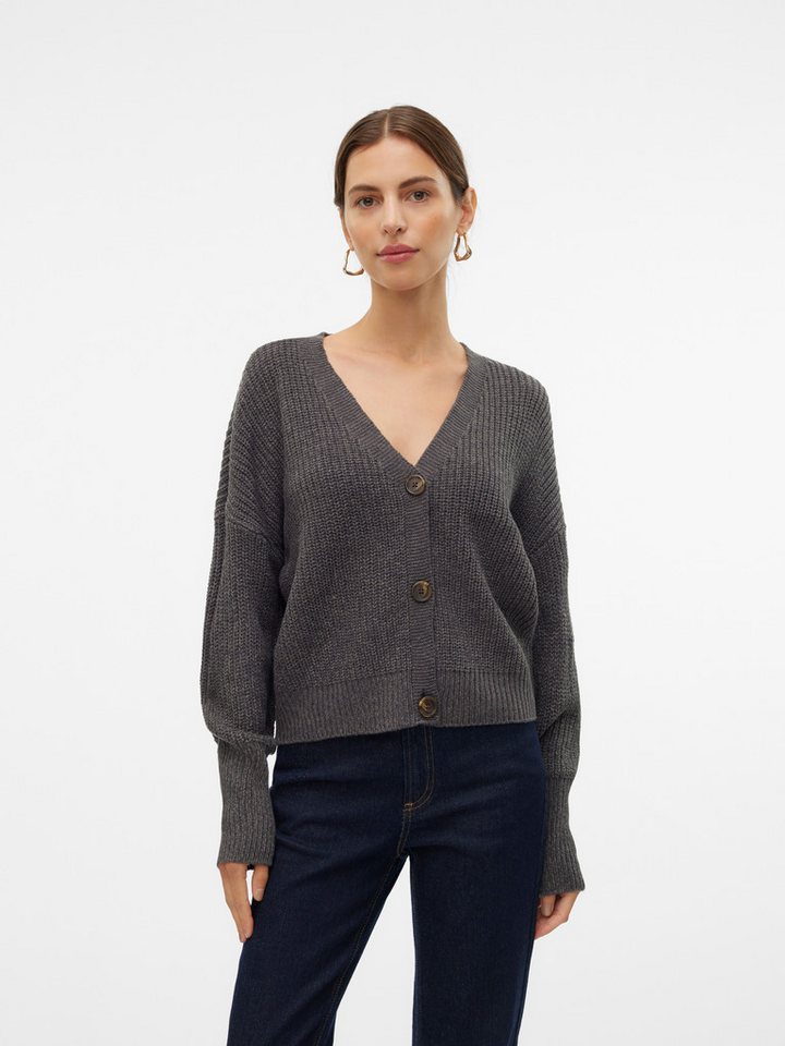 Vero Moda Strickjacke VMLEA LS V-NECK CUFF CARDIGAN günstig online kaufen