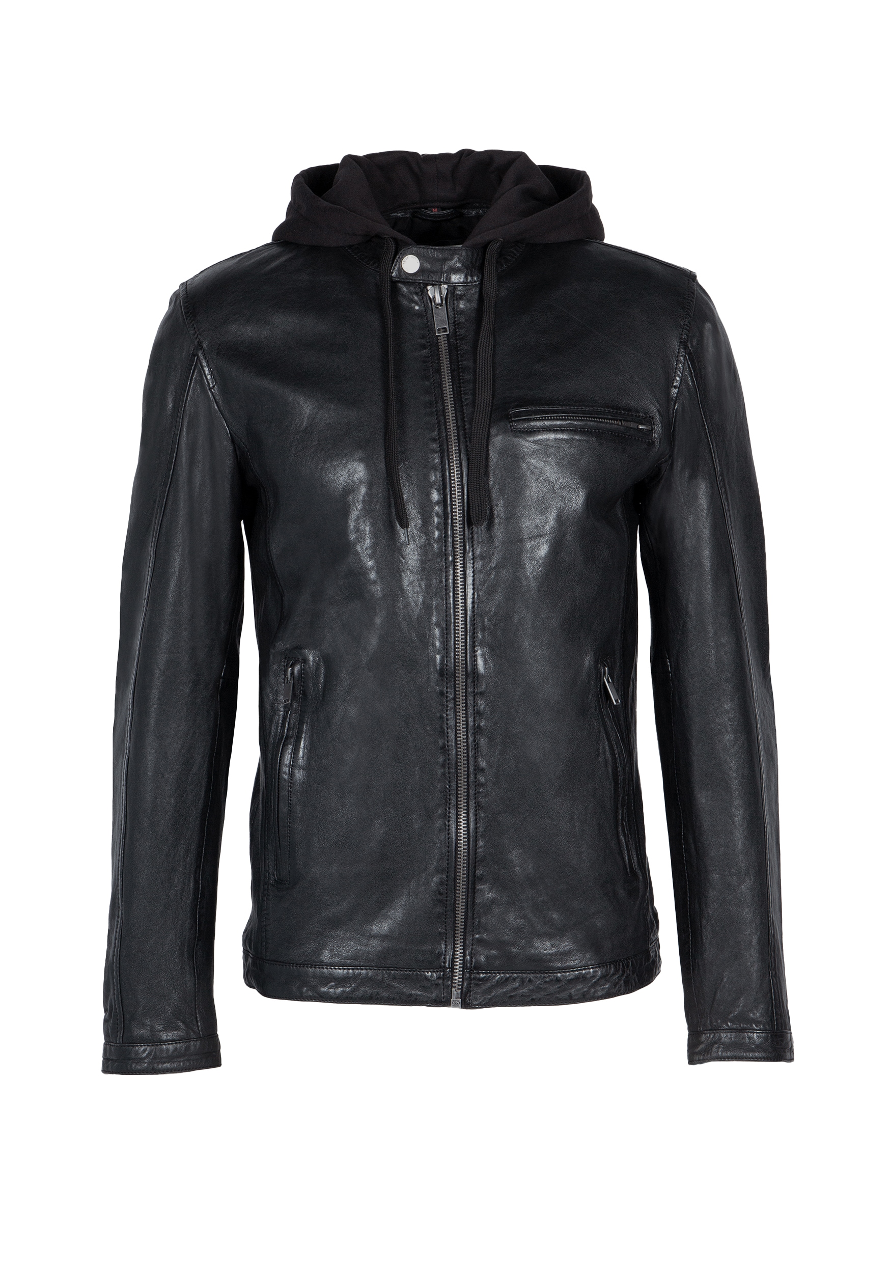 Freaky Nation Lederjacke "Ben Hood-FN" günstig online kaufen