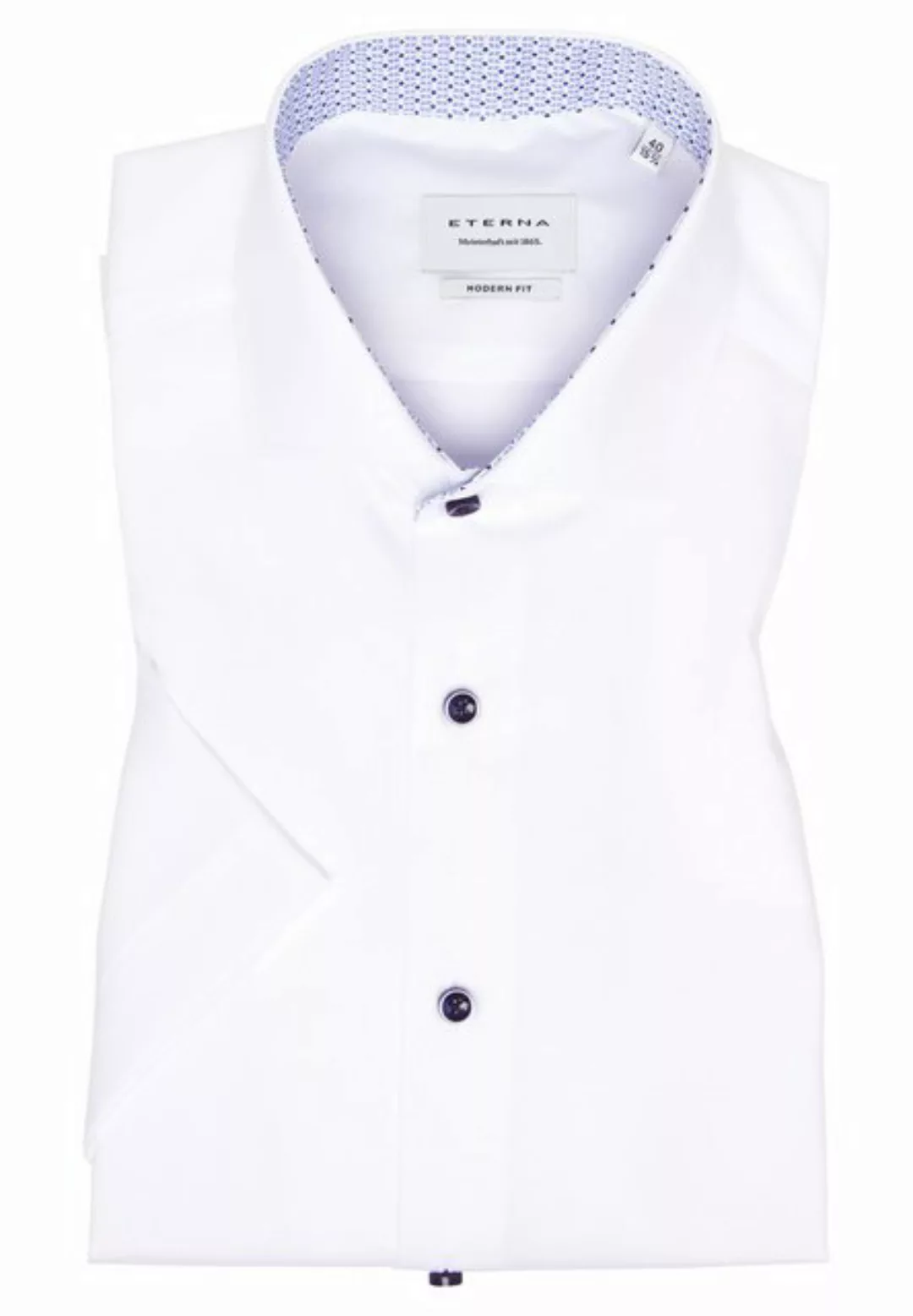 Eterna Kurzarmhemd "MODERN FIT", NON IRON (bügelfrei) günstig online kaufen