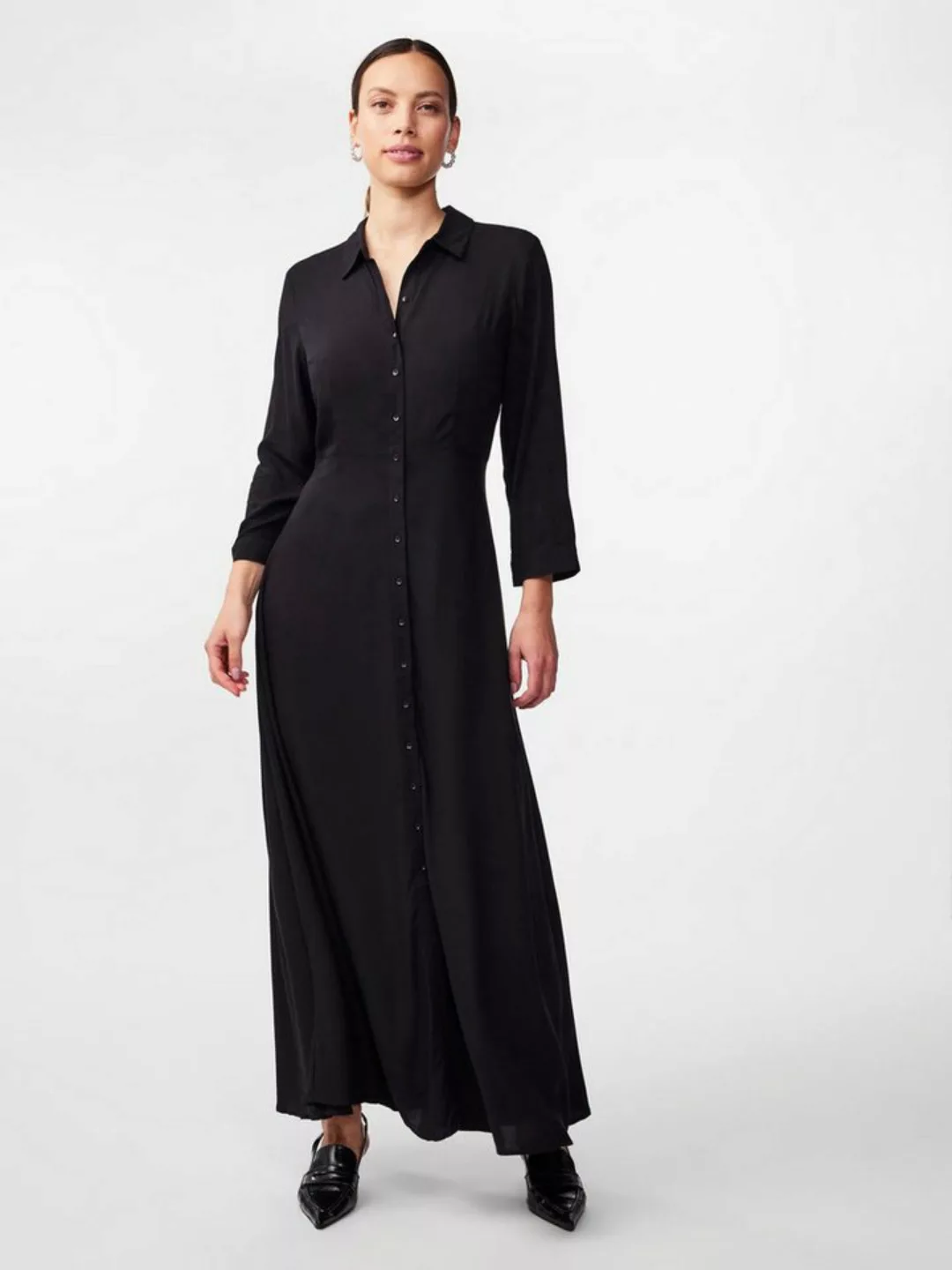 Y.A.S Hemdblusenkleid YASSAVANNA LONG SHIRT DRESS mit 3/4 Ärmel günstig online kaufen