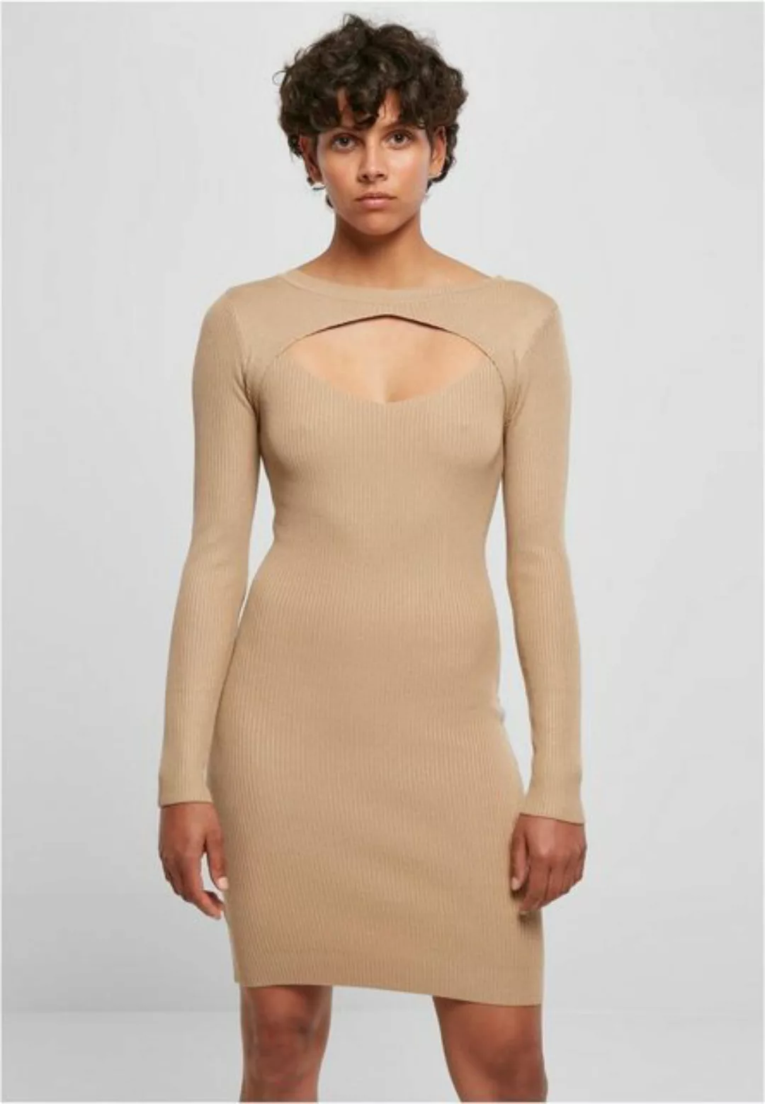 URBAN CLASSICS Shirtkleid Urban Classics Damen Ladies Cut Out Dress (1-tlg) günstig online kaufen