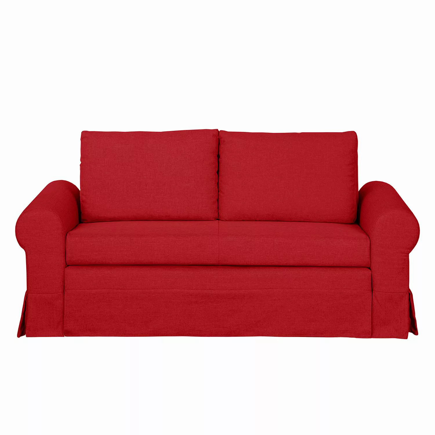 home24 mooved Schlafsofa Latina III Rot Webstoff 205x90x90 cm (BxHxT) mit S günstig online kaufen