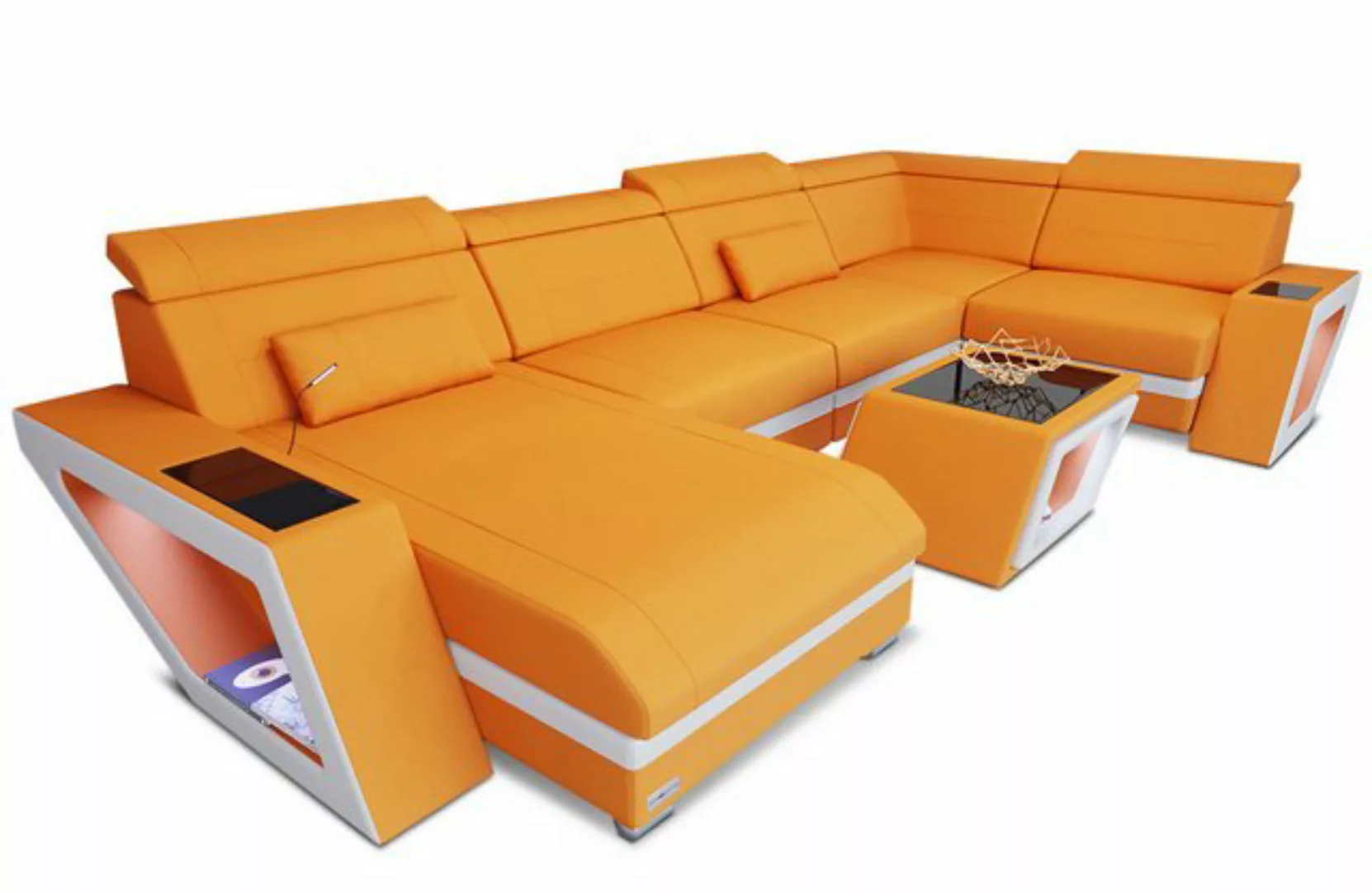 Sofa Dreams Wohnlandschaft Stoff Couch Stoffsofa Catania U Form Polstersofa günstig online kaufen