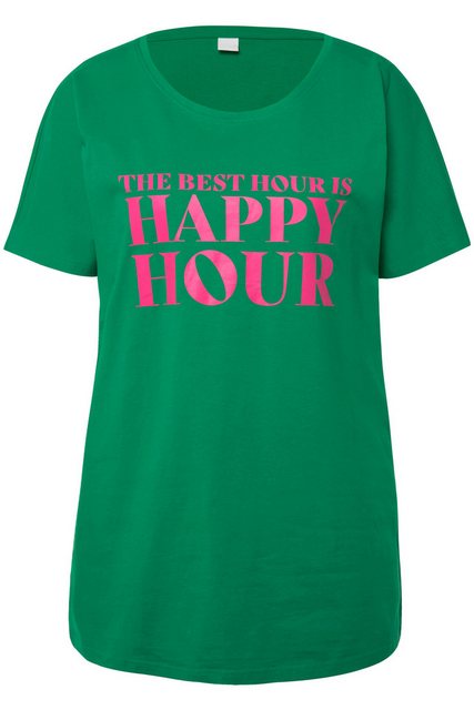 Angel of Style Rundhalsshirt T-Shirt Happy Hour Rundhals Halbarm günstig online kaufen