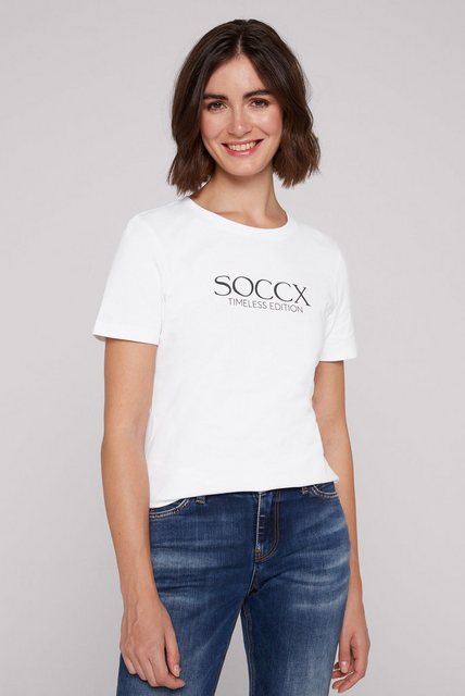 SOCCX Rundhalsshirt, aus Baumwolle günstig online kaufen