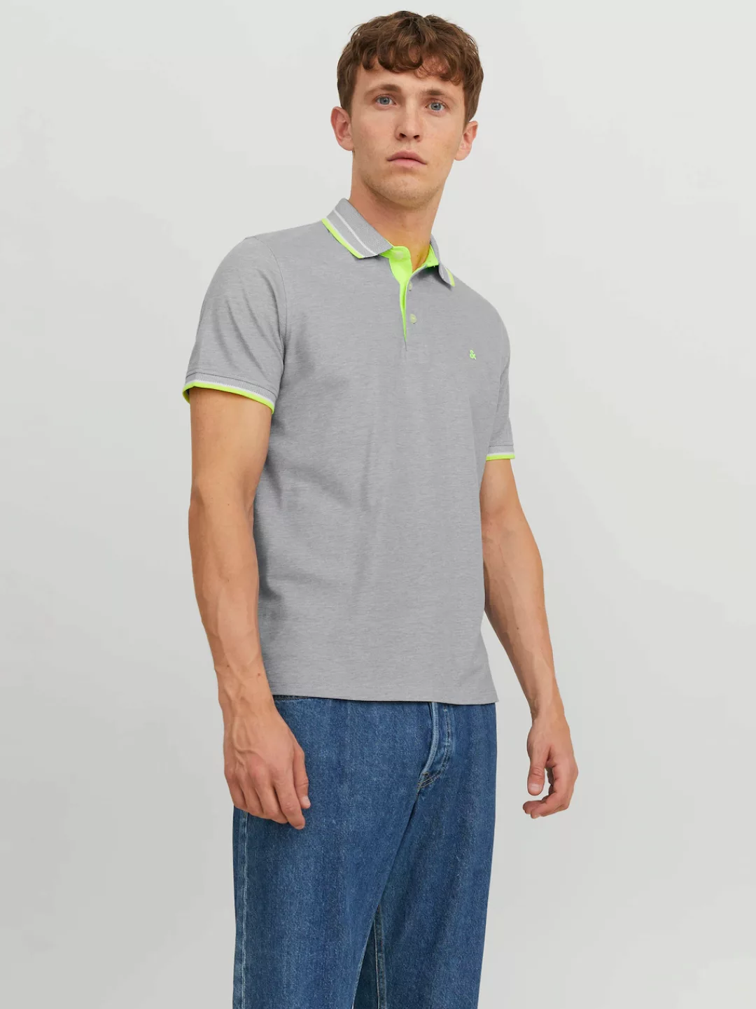 Jack & Jones Poloshirt "JJEPAULOS POLO SS NOOS", mit Logo Stickerei günstig online kaufen
