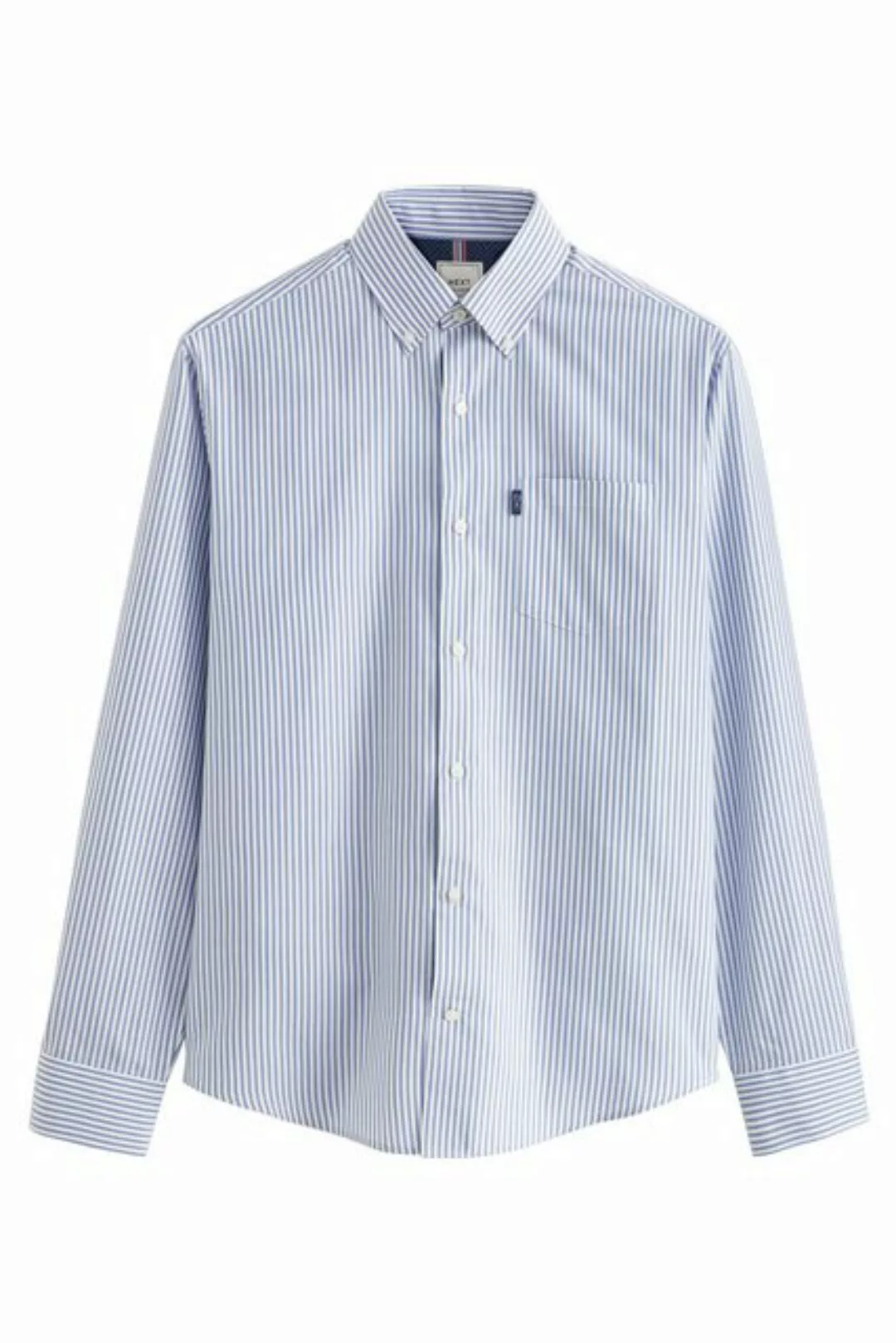 Next Langarmhemd Pflegeleichtes Button-Down-Oxford-Hemd (1-tlg) günstig online kaufen