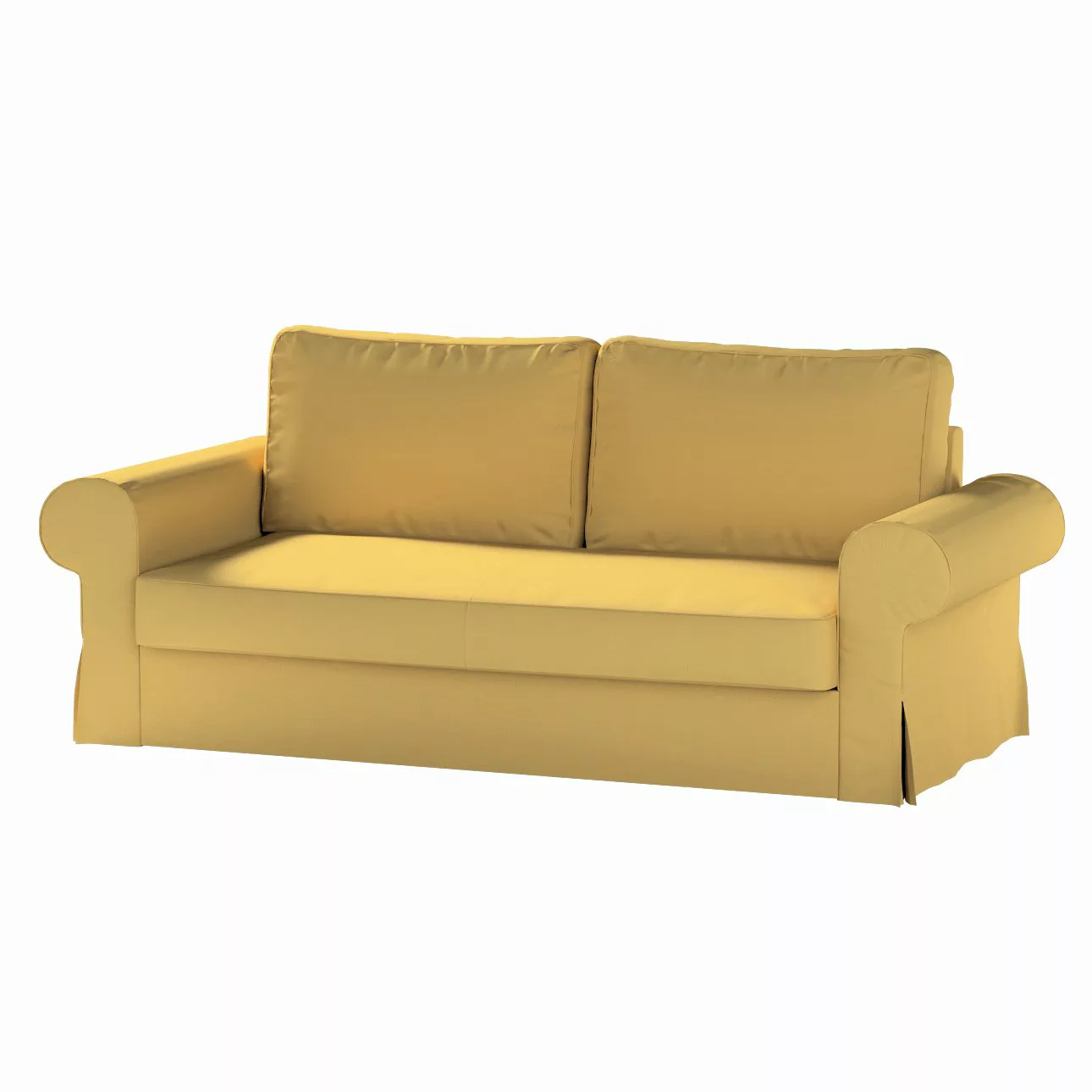 Bezug für Backabro 3-Sitzer Sofa ausklappbar, chiffongelb, Bezug für Backab günstig online kaufen