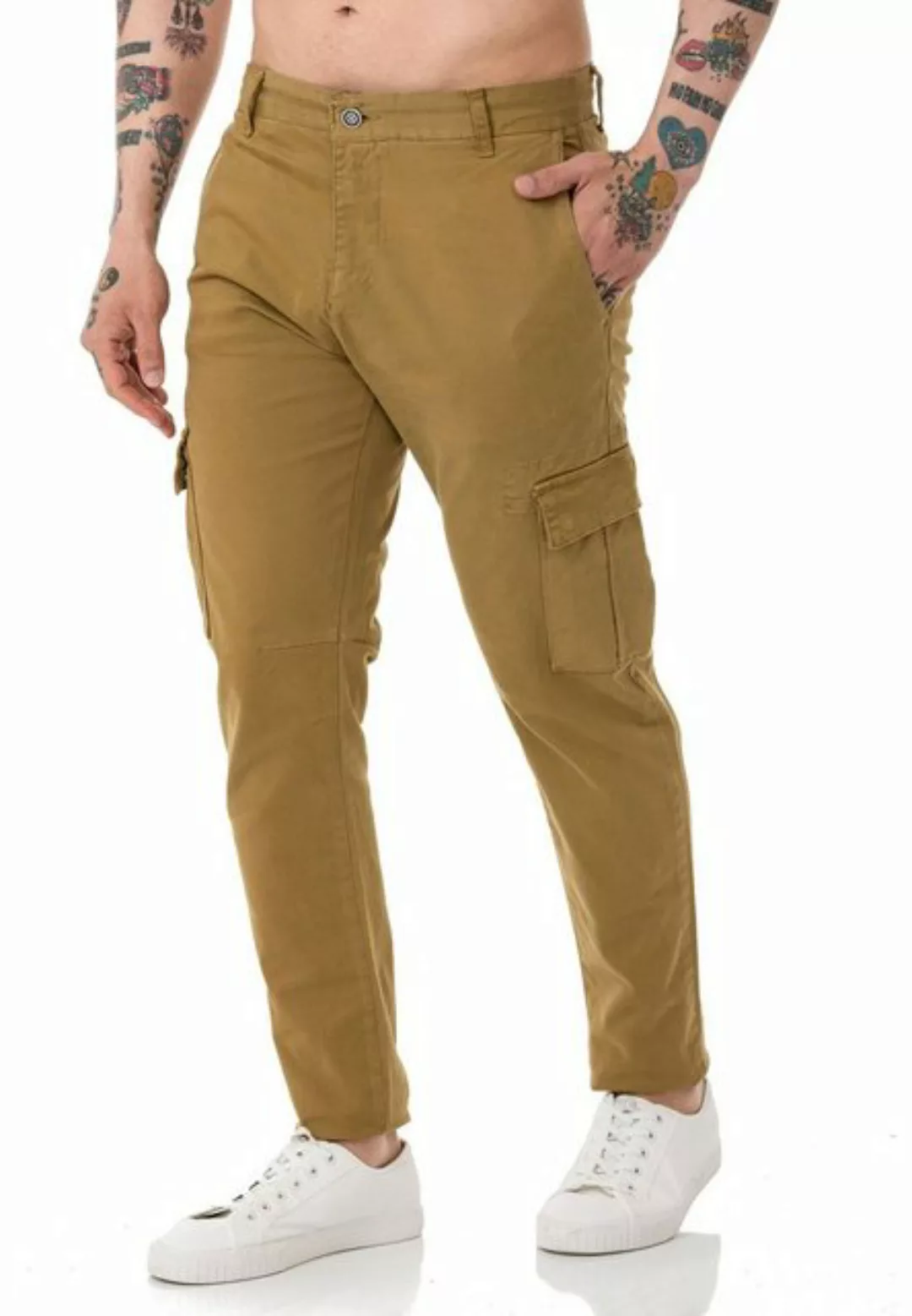 RedBridge Jeanshemd Red Bridge Herren Chino Cargo Hose Basic Camel W38 L32 günstig online kaufen