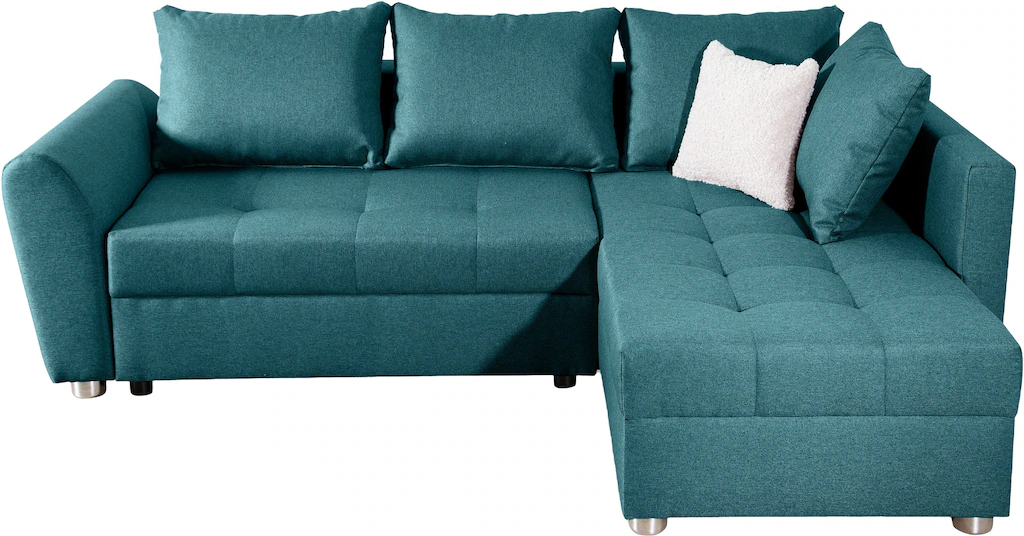 COLLECTION AB Ecksofa »Jana L-Form«, inkl. Bettfunktion,Bettkasten und Bonn günstig online kaufen