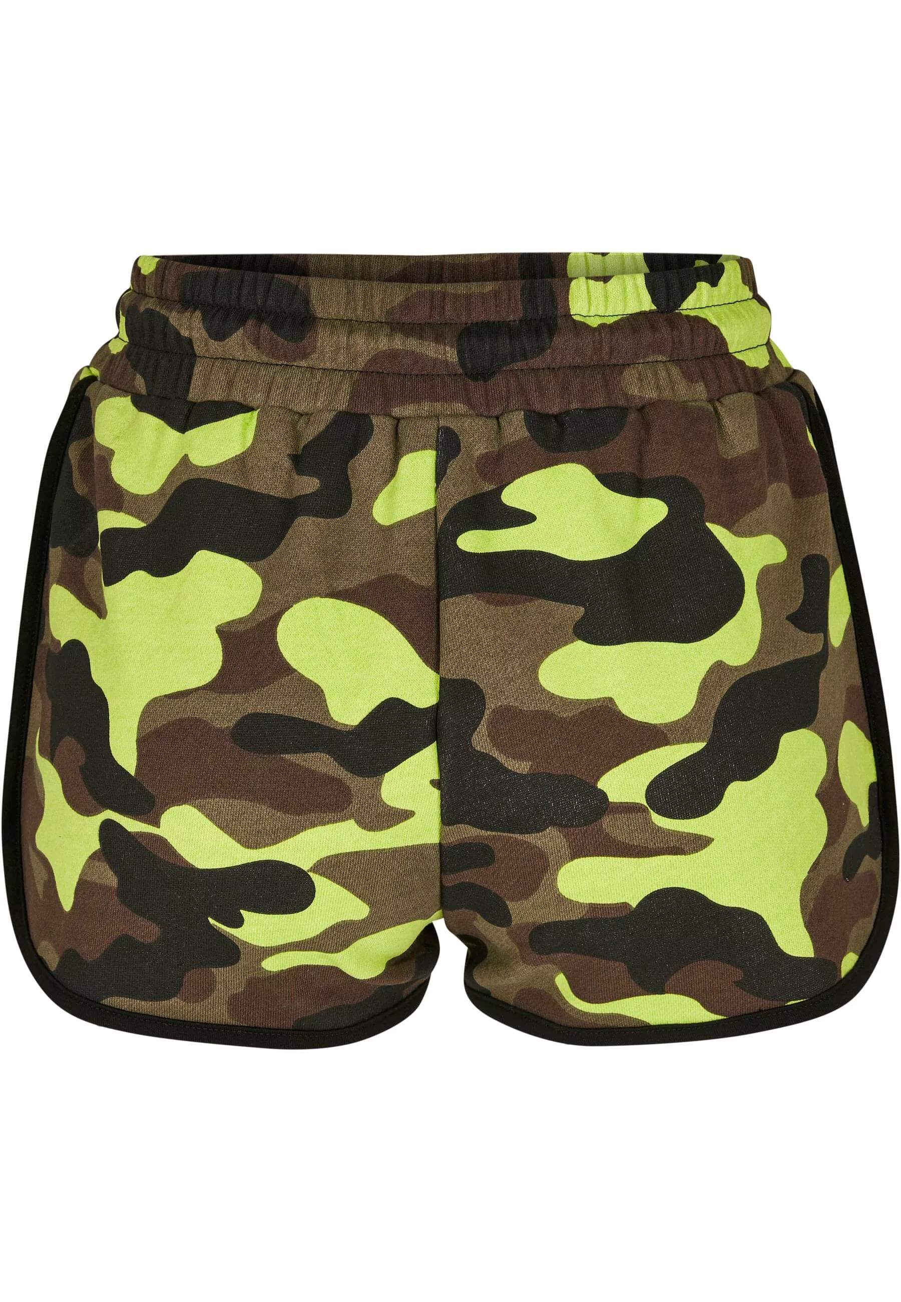 URBAN CLASSICS Stoffhose "Urban Classics Damen Ladies Printed Camo Hot Pant günstig online kaufen