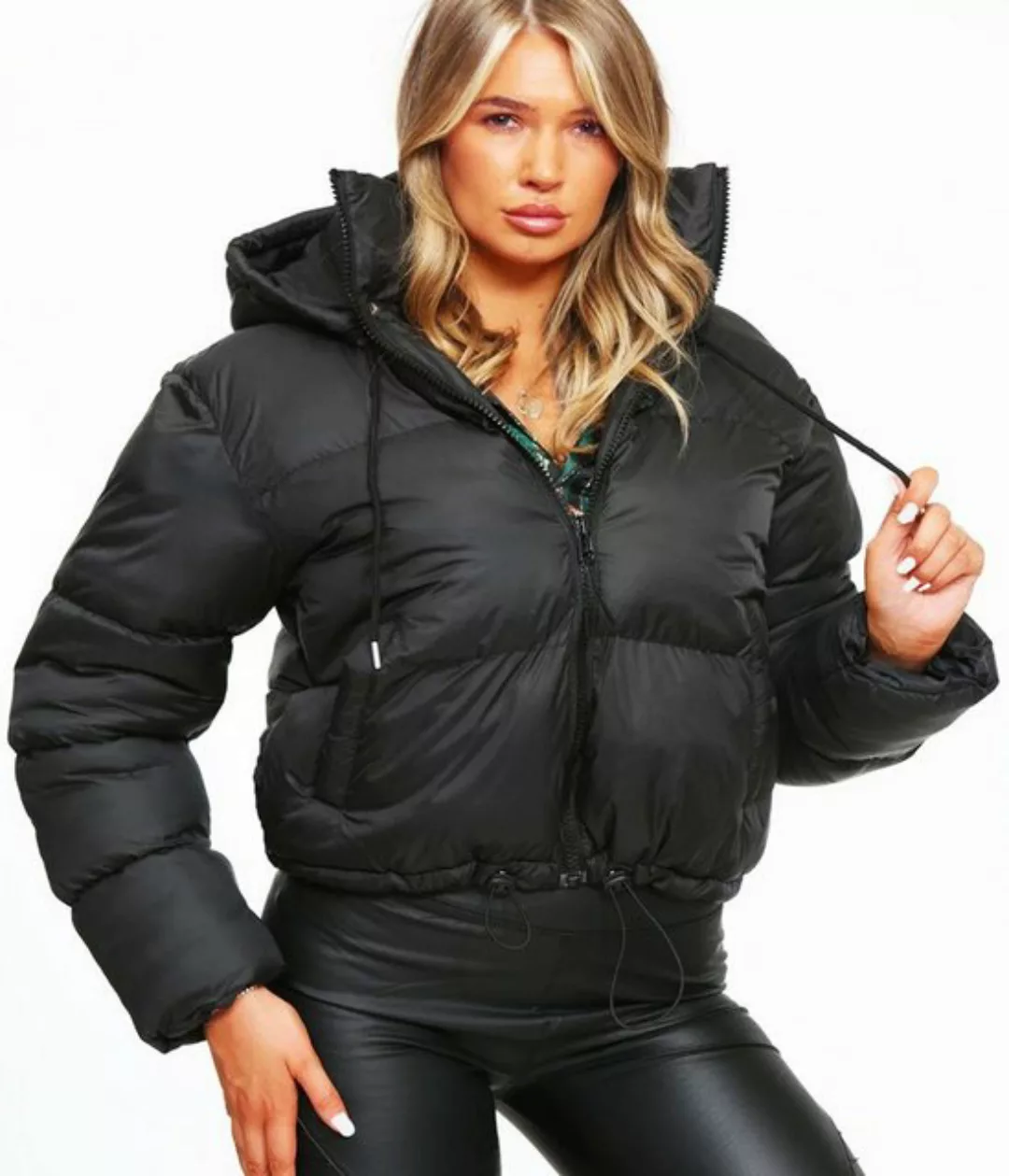 RMK Winterjacke Damen Bomberjacke Outdoor Puffer Jacke mit Kapuze günstig online kaufen