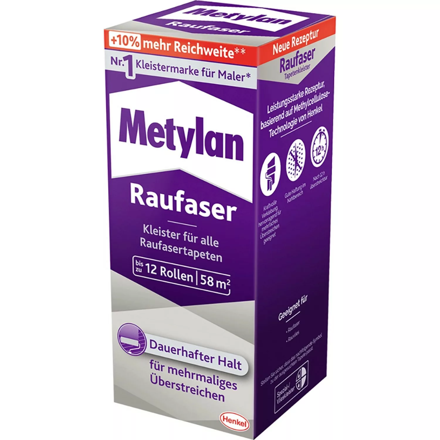 Metylan Tapetenkleister Raufaser 360 g Paket Transparent günstig online kaufen