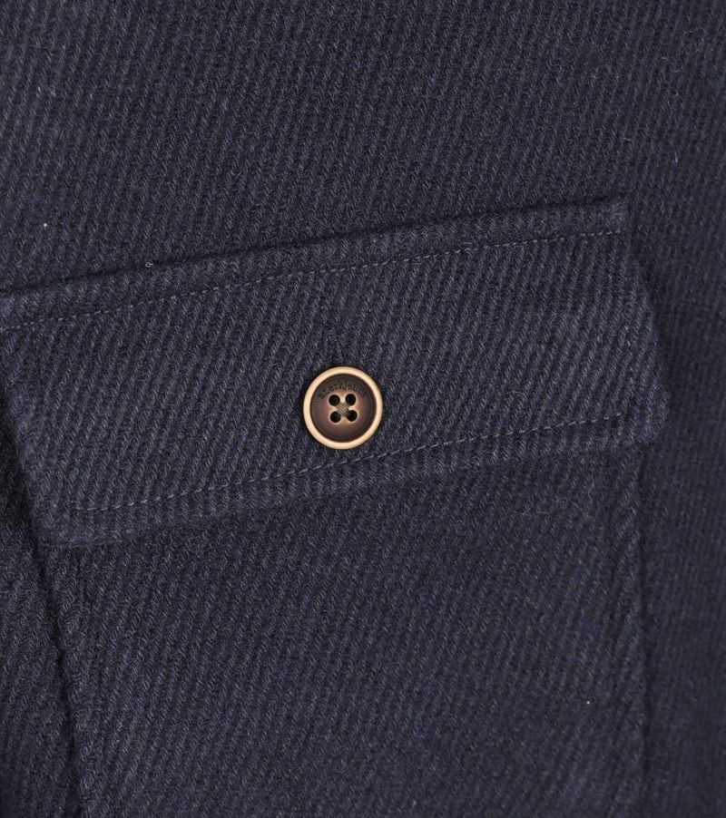 Anerkjendt Hemdjacke Hanky Wool Blend Navy - Größe L günstig online kaufen