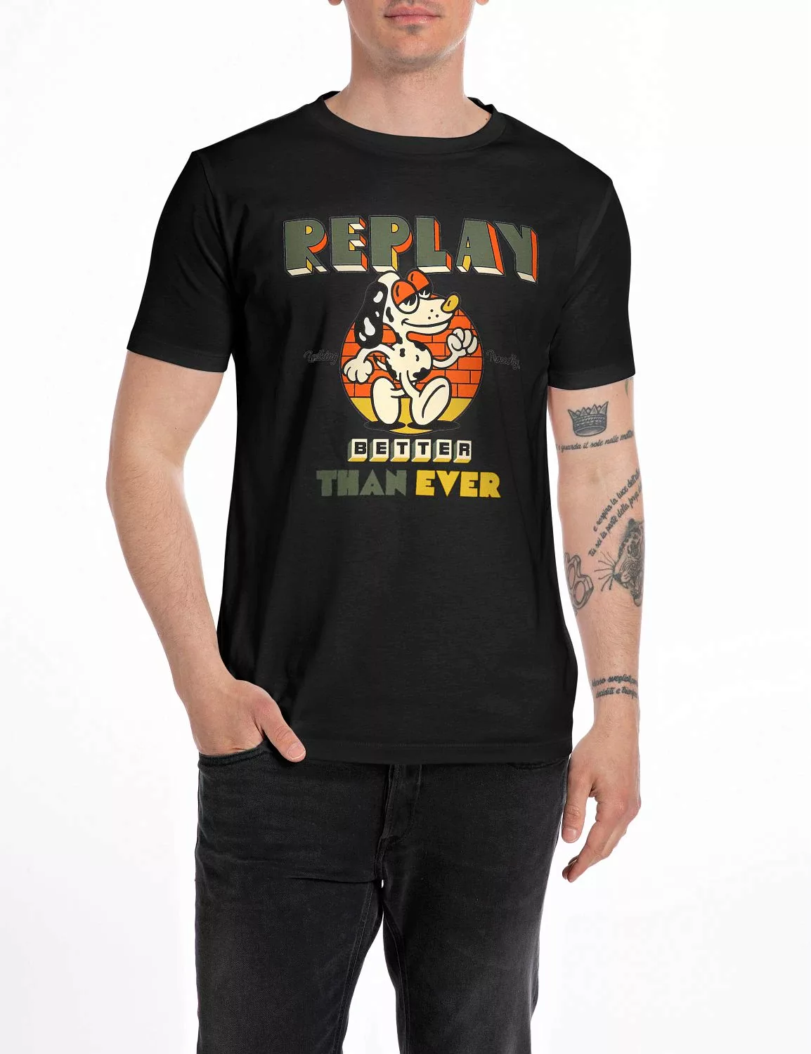 Replay Print-Shirt günstig online kaufen