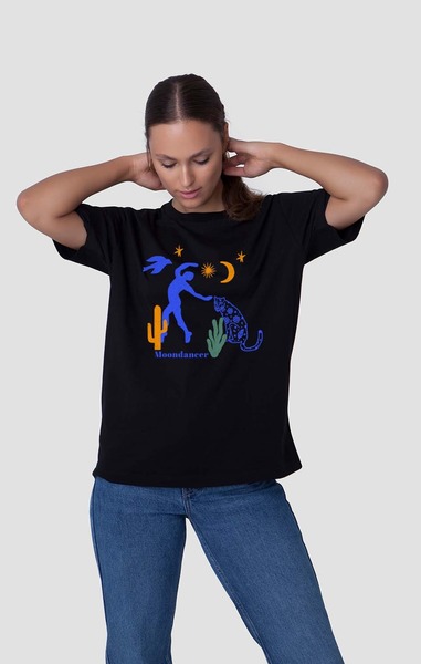 Fürs Ganze Jahr - Oversize Shirt Im Vintageprint - Moondancer günstig online kaufen