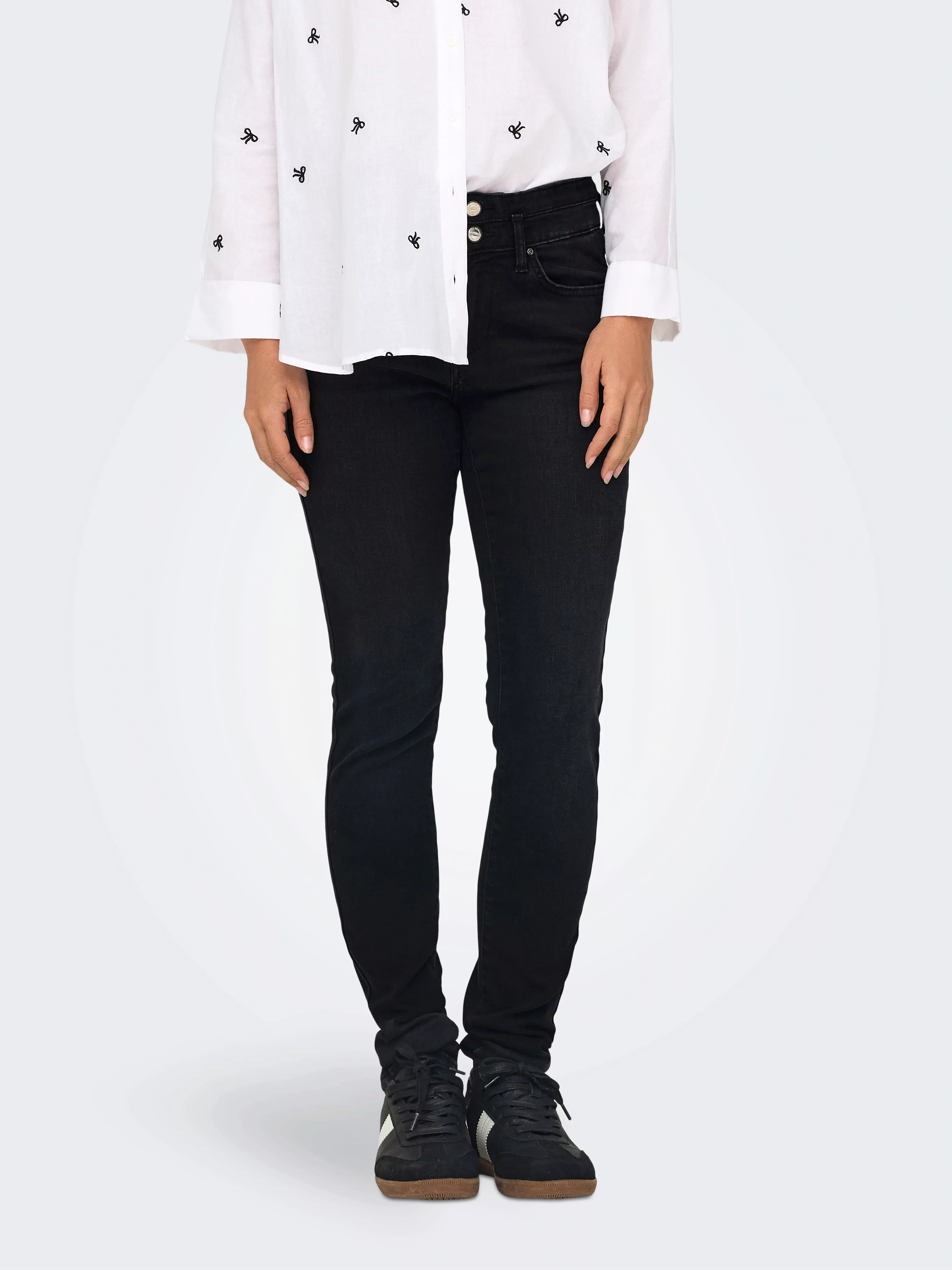 ONLY Skinny-fit-Jeans ONLBLUSH MID SK DB WAIST DNM TAI BOX X günstig online kaufen