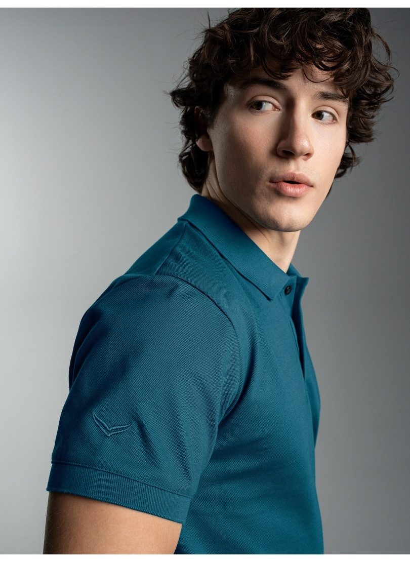 Trigema Poloshirt "TRIGEMA Slim Fit Poloshirt aus DELUXE-Piqué", (1 tlg.) günstig online kaufen