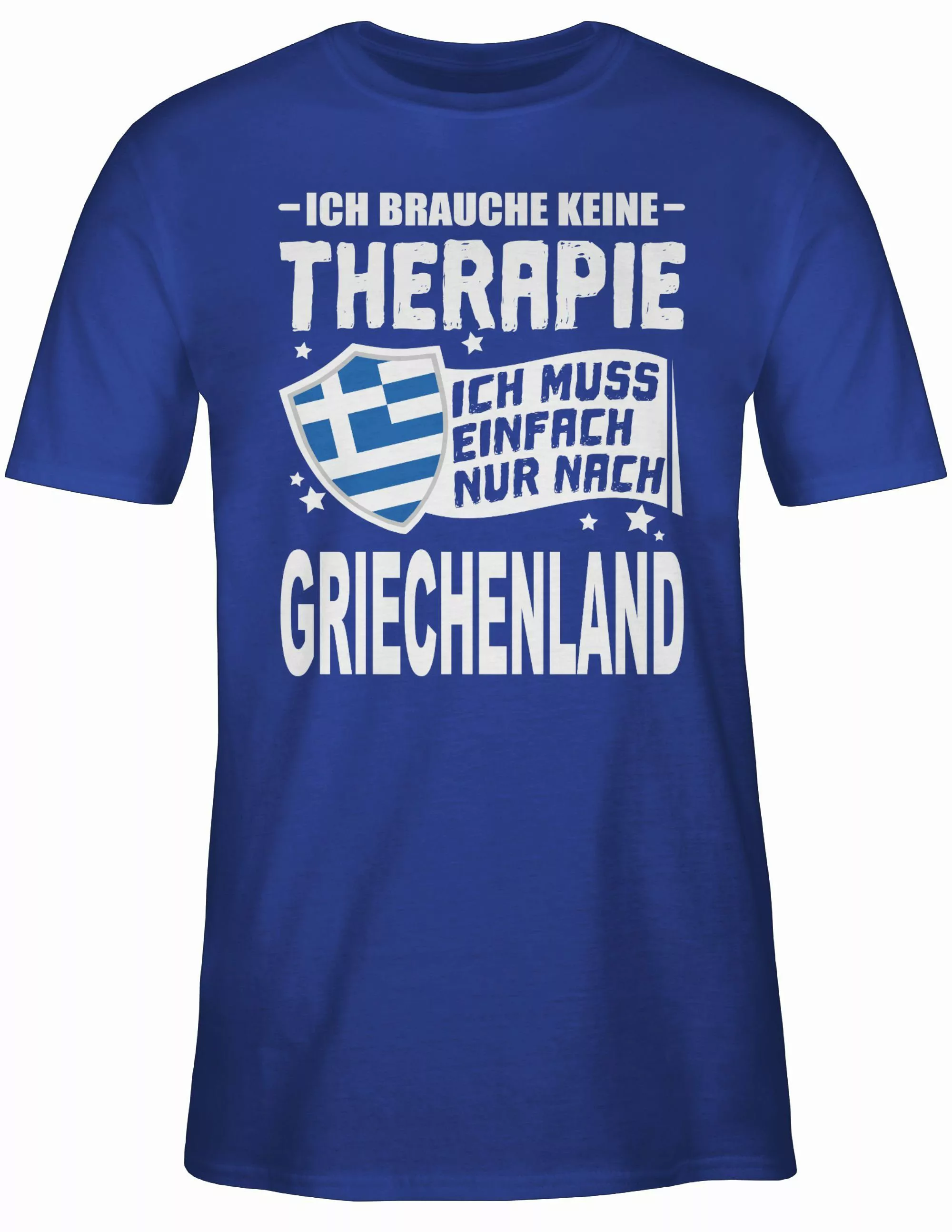 Shirtracer T-Shirt Ich brauche keine Therapie günstig online kaufen