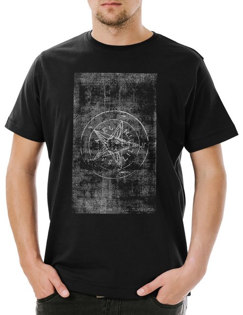 Urban Backwoods Print-Shirt Tarot The Symbol of Baphomet Herren T-Shirt Kar günstig online kaufen