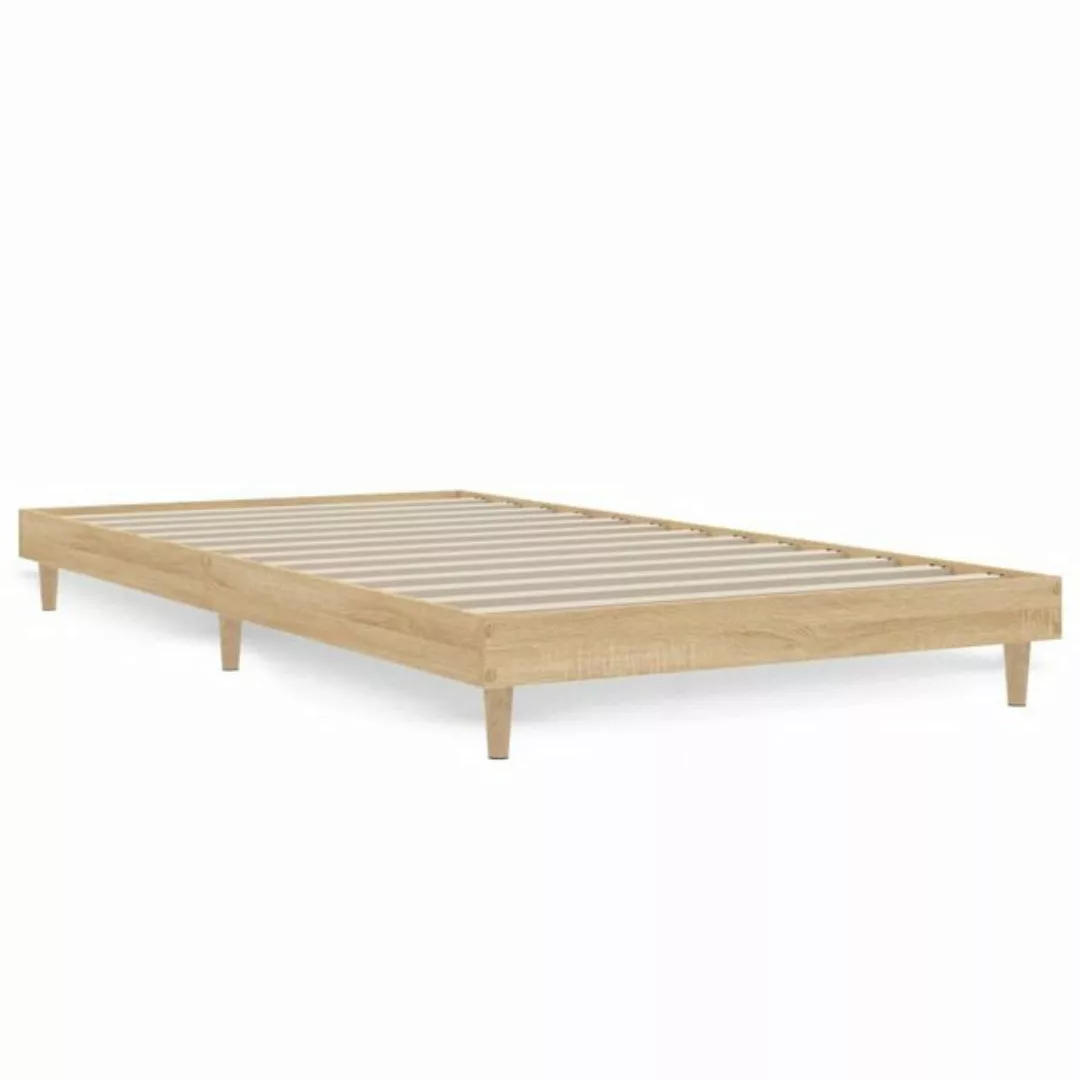 furnicato Bettgestell ohne Matratze Sonoma-Eiche 90x190 cm Holzwerkstoff günstig online kaufen