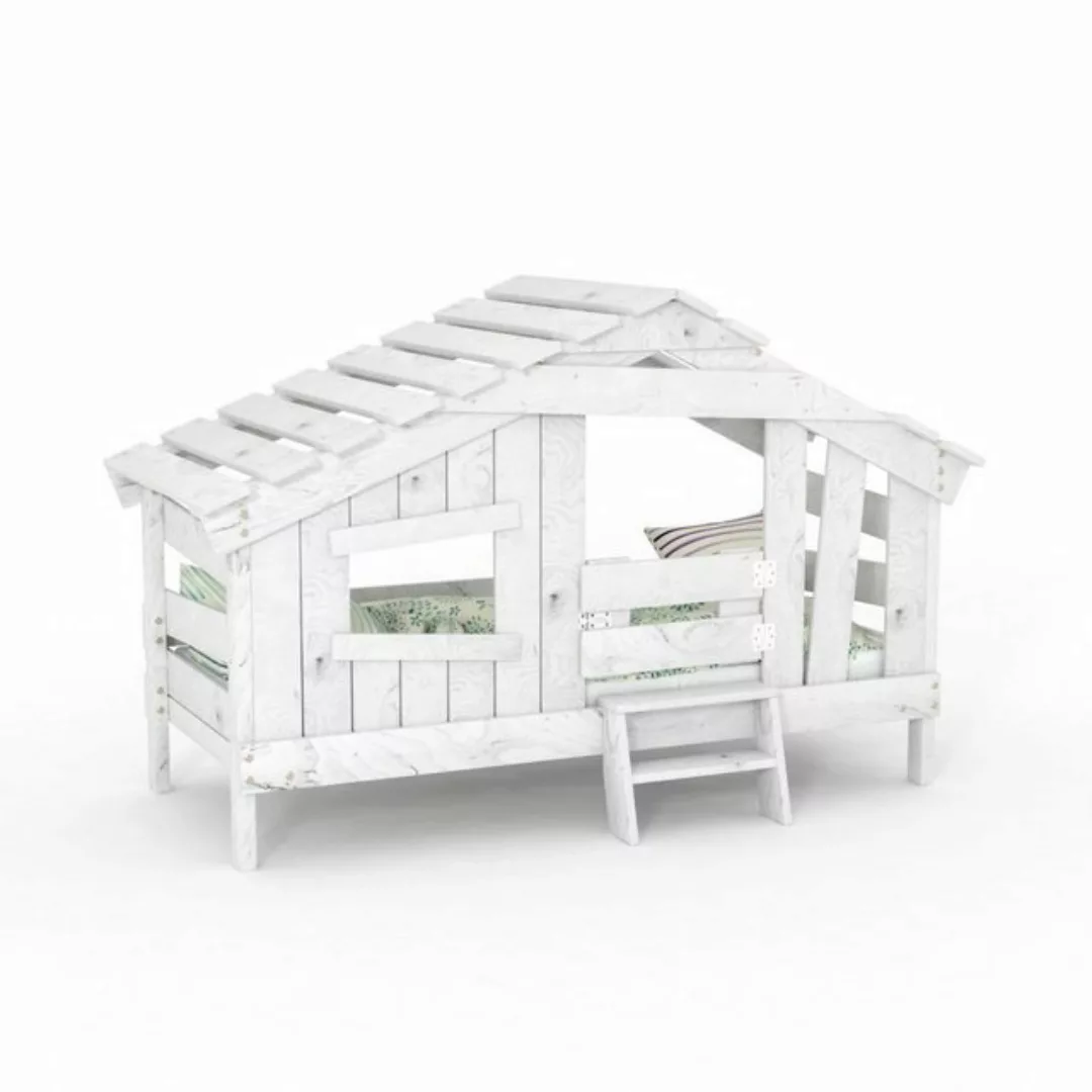 bibex Kinderbett APART CHALET Kinderbett, Jugendbett, Spielbett, creme-beig günstig online kaufen