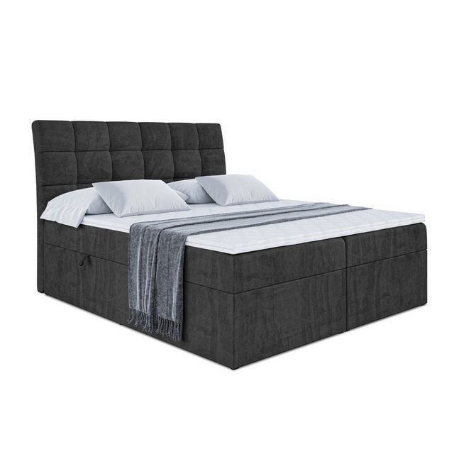 ALTDECOR Boxspringbett BRUGO (Multipocket-Matratze H4. H3 Matratze Bonellfe günstig online kaufen