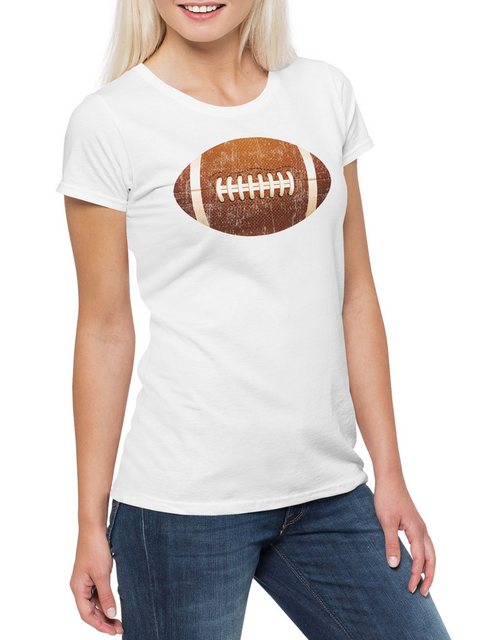 Urban Backwoods Print-Shirt American Football I Damen T-Shirt Player Passio günstig online kaufen