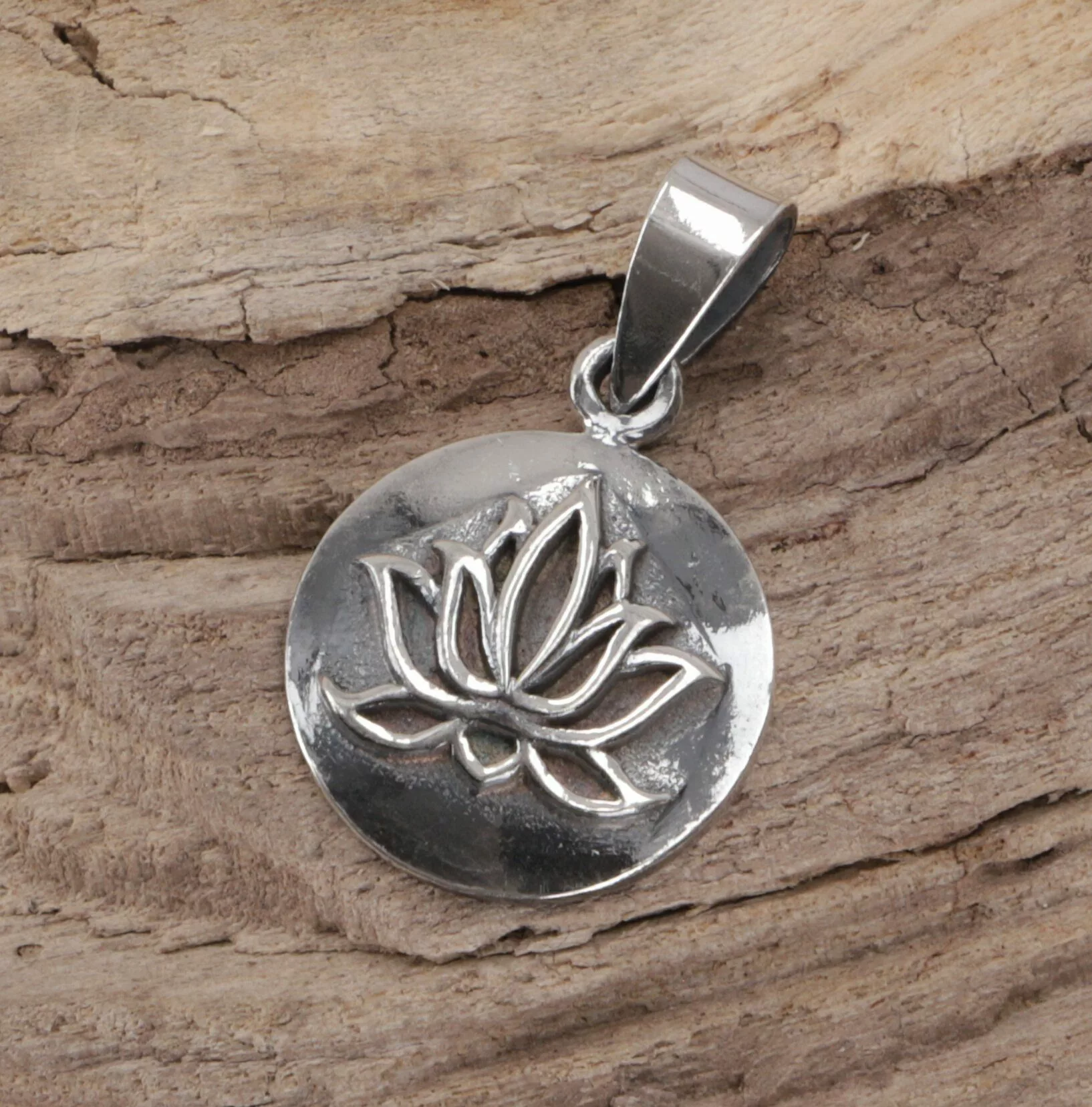 Guru-Shop Kettenanhänger Silberanhänger Lotus, Yoga Kettenanhänger,.. günstig online kaufen