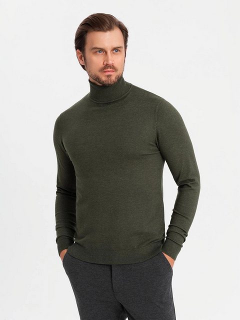 OMBRE Rollkragenpullover Herrenstrick-Rollkragenpullover mit Viskose günstig online kaufen