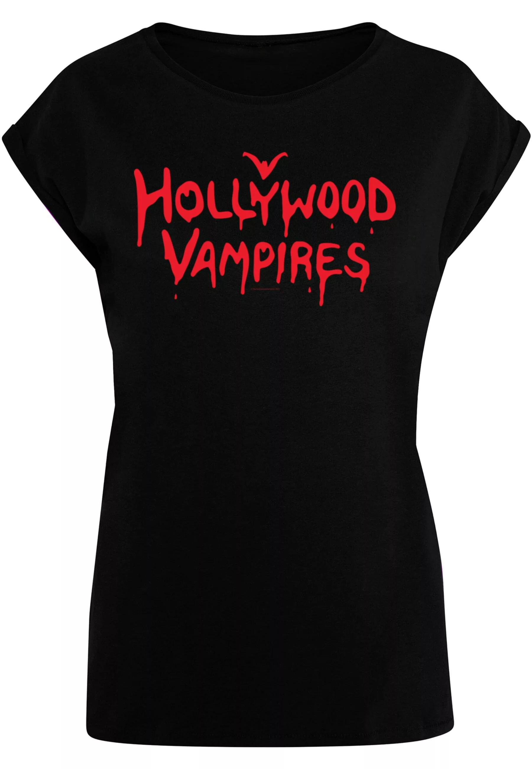 Merchcode T-Shirt "Merchcode Damen Ladies Hollywood Vampires - Logo T-Shirt günstig online kaufen