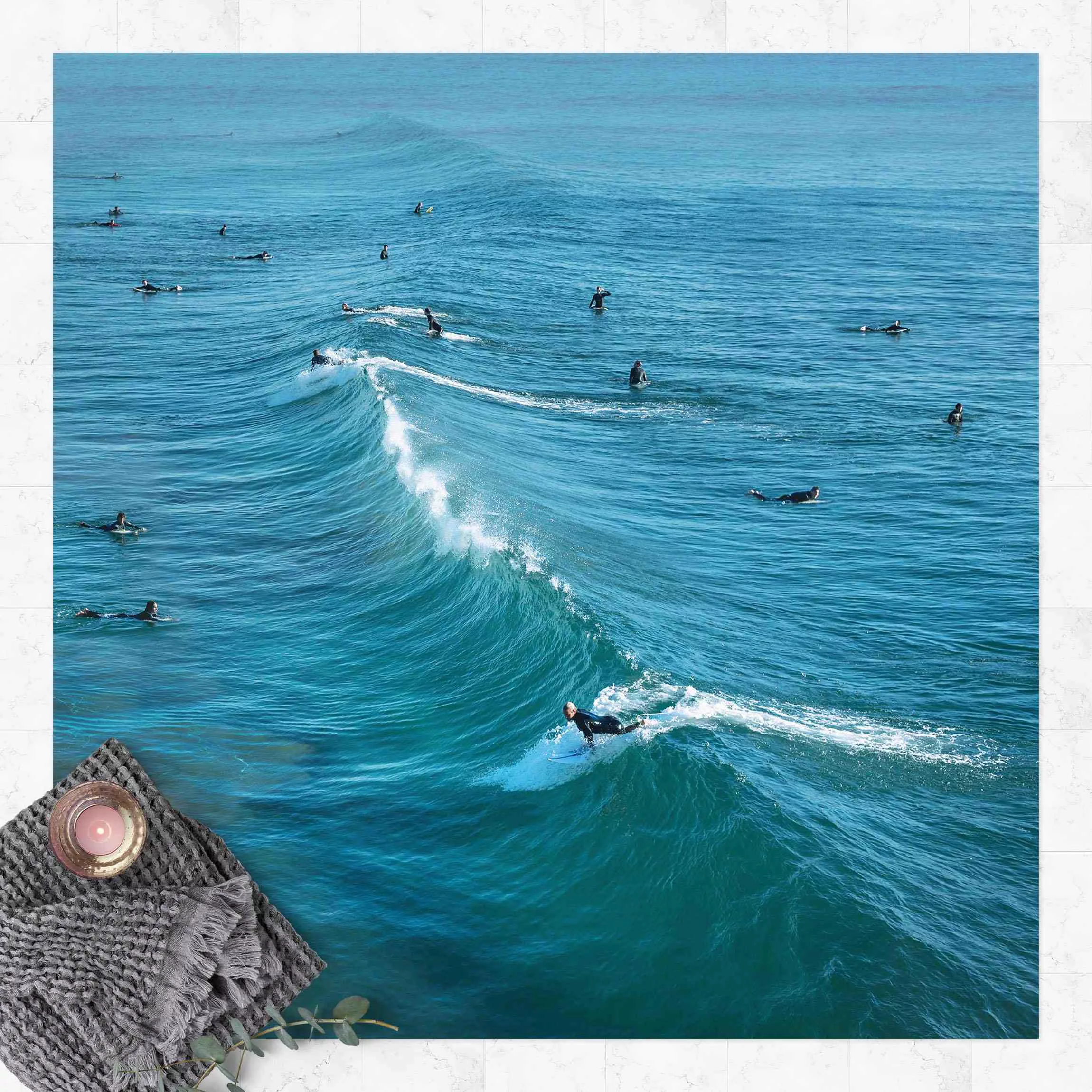 Vinyl-Teppich Surfer am Huntington Beach günstig online kaufen