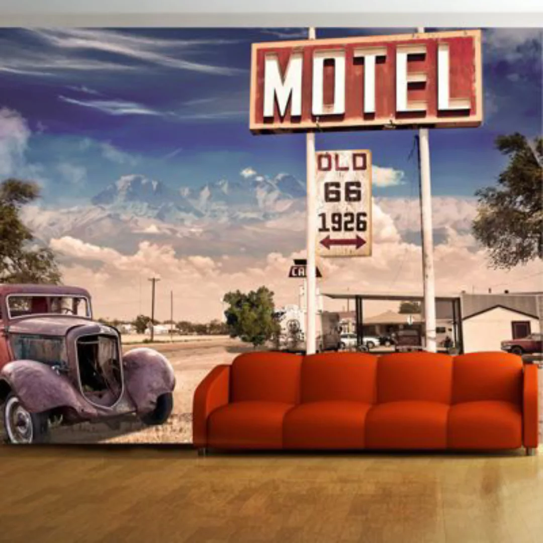 artgeist Fototapete Old motel mehrfarbig Gr. 100 x 70 günstig online kaufen