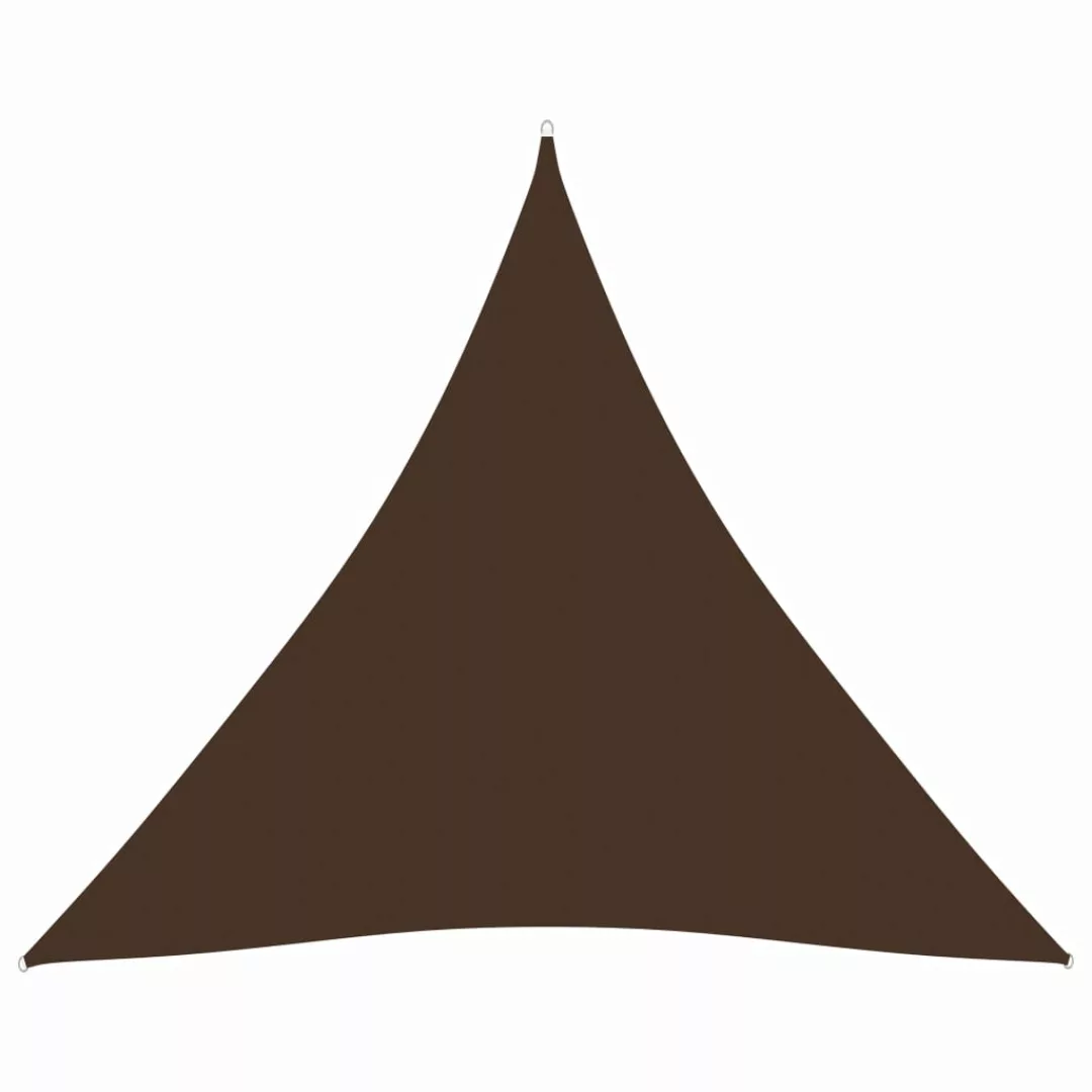 Sonnensegel Oxford-gewebe Dreieckig 5x5x5 M Braun günstig online kaufen