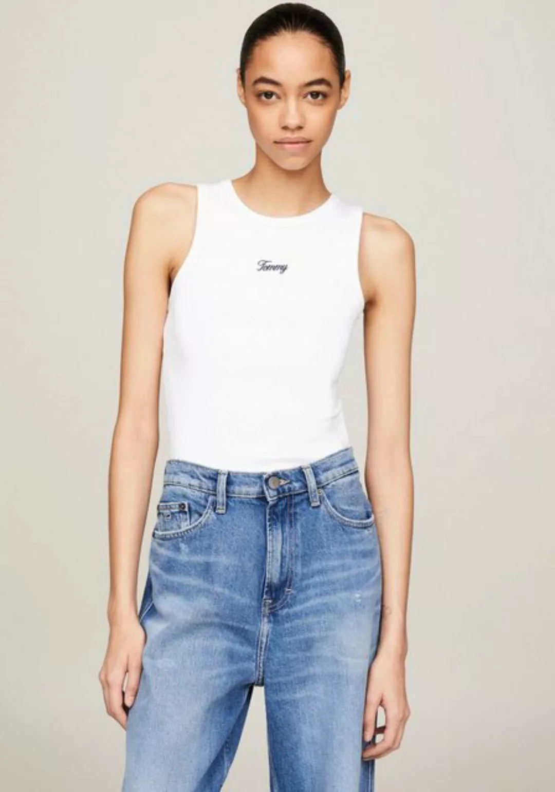 Tommy Jeans Tanktop "TJW SLIM SCRIPT TANK EXT" günstig online kaufen