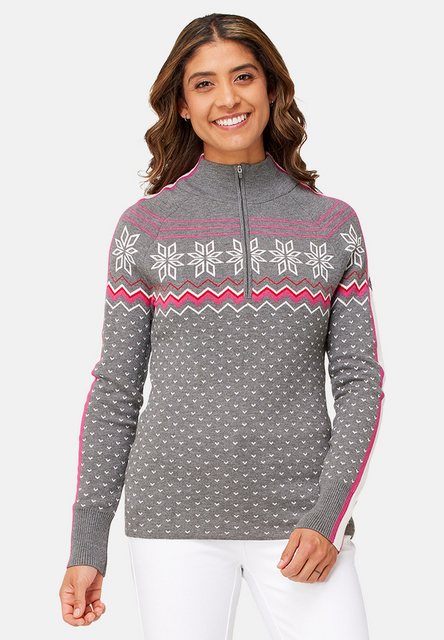 Krimson Klover Trainingspullover Snowhut Zip Neck (1-tlg) günstig online kaufen